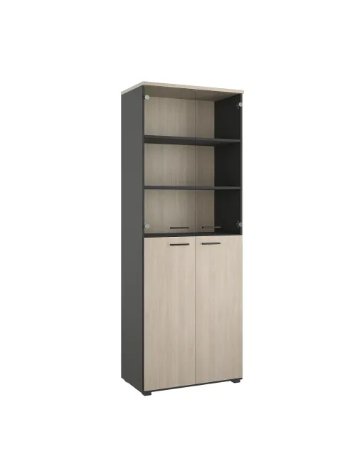 Стеллаж для документов выс. К-Loft 241H003 выс.2106 дуб скандин./графит
