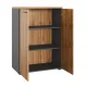 Стеллаж для документов низкий К-Loft 241H011 выс 1080 дуб натур./графит
