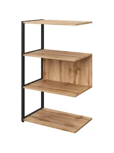 Полустеллаж для документов K-Loft  241H021 645х400х1068 дуб натур/черный