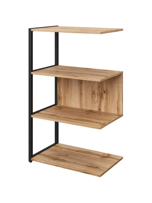 Полустеллаж для документов K-Loft  241H021 645х400х1068 дуб натур/черный