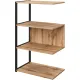 Полустеллаж для документов K-Loft  241H021 645х400х1068 дуб натур/черный