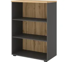 Стеллаж для документов низкий К-Loft 241H011 выс 1080 дуб натур./графит