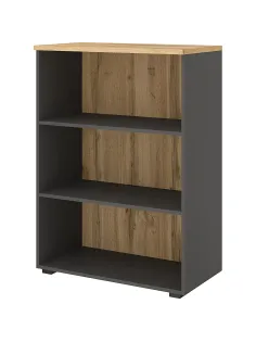 Стеллаж для документов низкий К-Loft 241H011 выс 1080 дуб натур./графит
