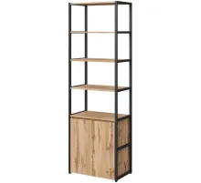 Стеллаж для документов K-Loft  241H026 670х400х2105 дуб натур/черный