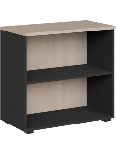Стеллаж для документов низкий К-Loft 241H004 выс 738 дуб скандин./графит