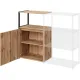 Полустеллаж для документов K-Loft  241H023 645х400х1068 дуб натур/черный