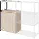 Полустеллаж для документов K-Loft  241H023 645х400х1068 дуб сканд/черный