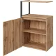 Полустеллаж для документов K-Loft  241H023 645х400х1068 дуб натур/черный