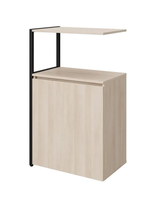 Полустеллаж для документов K-Loft  241H023 645х400х1068 дуб сканд/черный