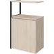 Полустеллаж для документов K-Loft  241H023 645х400х1068 дуб сканд/черный