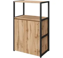 Стеллаж для документов K-Loft  241H022 670х400х1068 дуб натур/черный