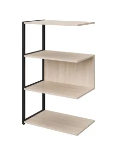 Полустеллаж для документов K-Loft  241H021 645х400х1068 дуб сканд/черный