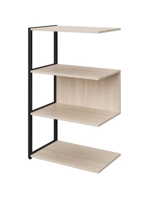 Полустеллаж для документов K-Loft  241H021 645х400х1068 дуб сканд/черный