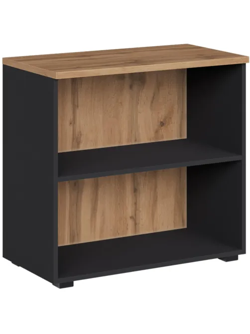 Стеллаж для документов низкий К-Loft 241H004 выс 738 дуб натур./графит