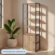 Стеллаж для документов K-Loft  241H026 670х400х2105 дуб натур/черный