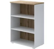 Стеллаж Коомус Мебель К-Loft 241H011 786х420х1080 дуб натур/белый