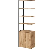 Полустеллаж для документов K-Loft  241H027 645х400х2105 дуб натур/черный