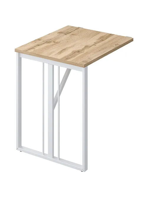 Брифинг Комус Мебель К-Loft Director 241B002 700х600х752 дуб натур/белый