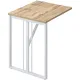 Брифинг Комус Мебель К-Loft Director 241B002 700х600х752 дуб натур/белый