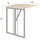 Приставка К-Loft Director 241B002 Ш700 дуб натуральный