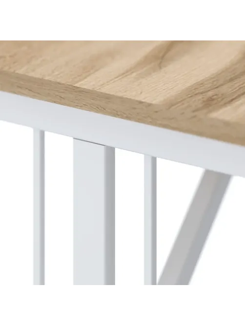 Брифинг Комус Мебель К-Loft Director 241B002 700х600х752 дуб натур/белый