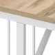 Брифинг Комус Мебель К-Loft Director 241B002 700х600х752 дуб натур/белый