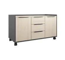 Тумба выкатн. К-Loft Director 241T006 1170x500x635 дуб скандин/графит