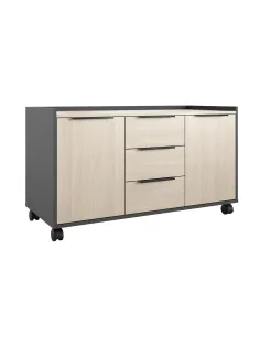 Тумба выкатн. К-Loft Director 241T006 1170x500x635 дуб скандин/графит