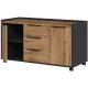 Тумба выкатн. К-Loft Director 241T006 1170x500x635 дуб натуральн/графит