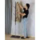 Вешалка напольная МЕ_Пико 8 (9588) черный/металлик/торос графит софт
