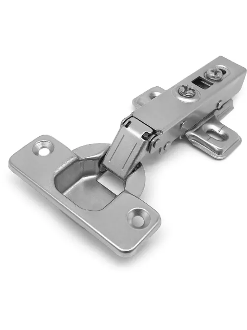 Петля УЗК_мини StahlBuro 103х62 D26 Clip-On полунакладная(15904)хром 2шт/уп