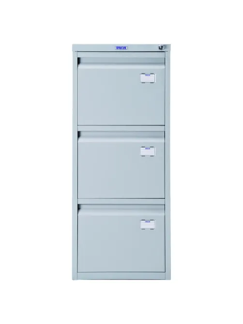 Картотека ПРАКТИК A-43 шкаф 3 секцион. А4, ц.замок, 408х485х995