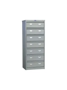Картотека ПРАКТИК AFC-07 шкаф 7 секцион. А5, 515х631х1327