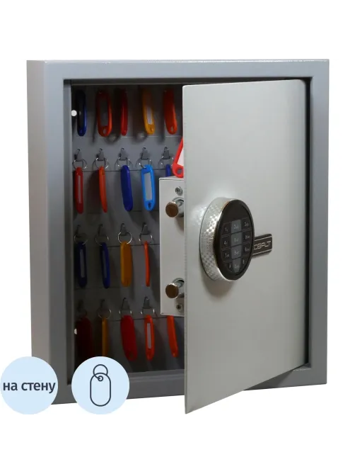 Шкаф для ключей COBALT KEY-50 на 50 ключей с брелоками, эл. замок