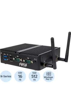 Неттоп HIPER BASIS BC119 Intel N100/16/512/Intel UHD Graphics/36Вт/Win11P