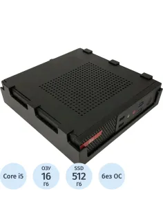 Мини ПК IRU Tactio 310H6ATF slim (2131887)i5 12400/16Gb/SSD512Gb/noOS