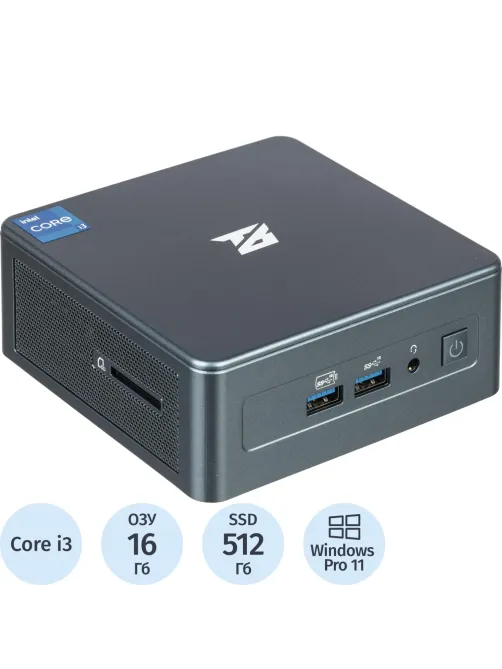 Мини ПК BigTech (MPK001) i3-1215U/16GB/SSD512M.2/90W//W11P