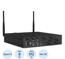 Неттоп Rikor RPC G3 U02A (DABBD421) 5600G/2x8Gb/512Gb/NoOS/KBM