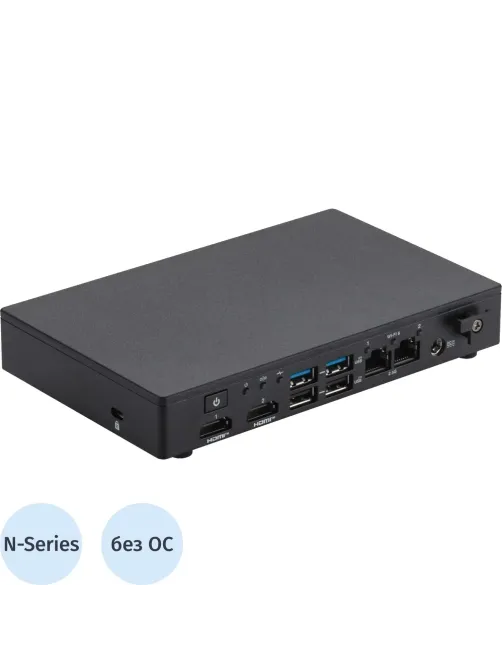 Неттоп ASUS NUC13BRK (90AS0011-M000C0) N50/Intel UHD/DOS/Black