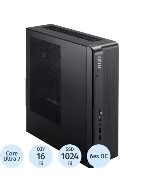 Мини ПК MSI Pro DP80 AI A2G (9S6-B20811-220)Ultra 7 265/16Gb/1TB SSD/noOS