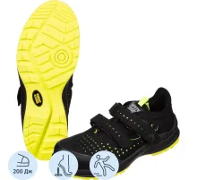 Полуботинки Safety Jogger MODULO S1PS SANDAL BLK р.45