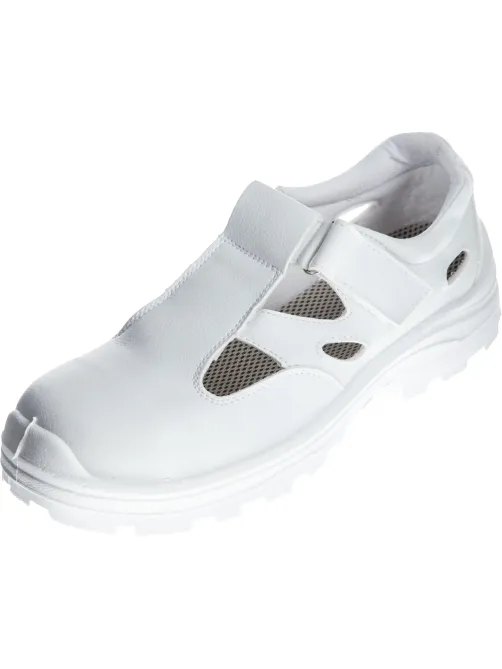 Полуботинки (сандалии)  АЛМИ(арт. 80302-011600) с МП, белые, р.38