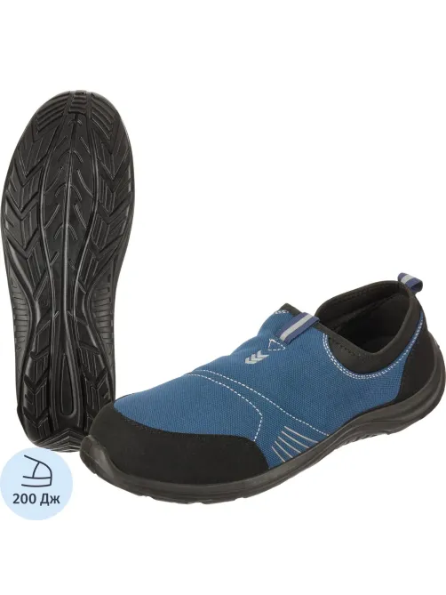 Полуботинки (кроссовки) ПУ с МП  (blue black) KD 001 р.41