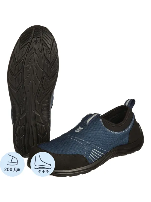Полуботинки (кроссовки)  ПУ с МП  (blue black) KD 001 р.48