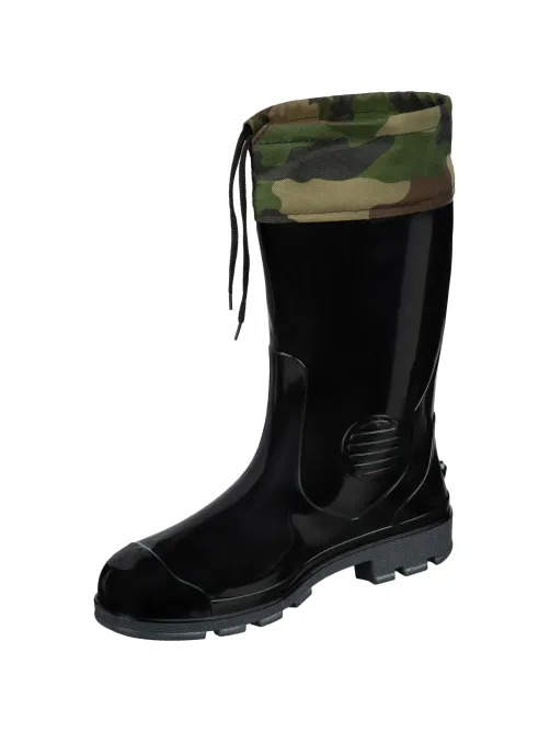 Сапоги мужские цв.черный мод.431/30 (р.46) ПВХ с надставкой