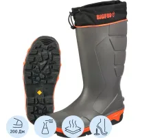 Сапоги полиуретановые зимние, на подошве из каучука BIGFOOT,  р.42/270