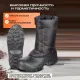 Сапоги мужские цв.черный мод. 121 (р.47) ЭВА утепленные
