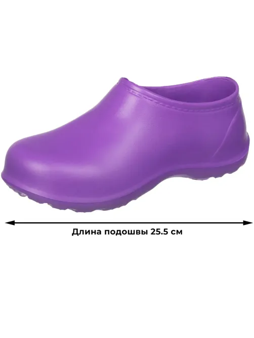 Галоши Лаура женские цв. фиолетовый ЭВА р.36