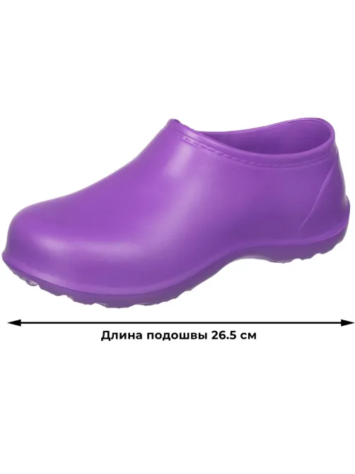 Галоши Лаура женские цв. фиолетовый ЭВА р.37