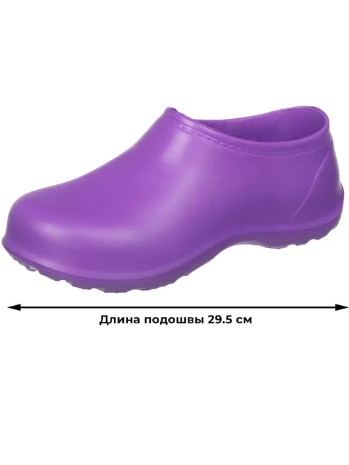Галоши Лаура женские цв. фиолетовый ЭВА р.41